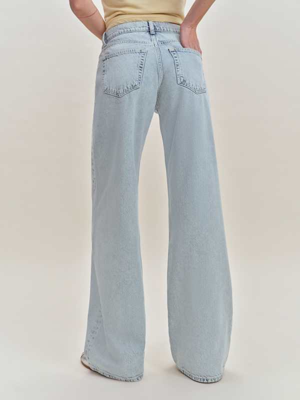 Cary Low Rise Slouchy Wide Leg Jeans - Cloquet