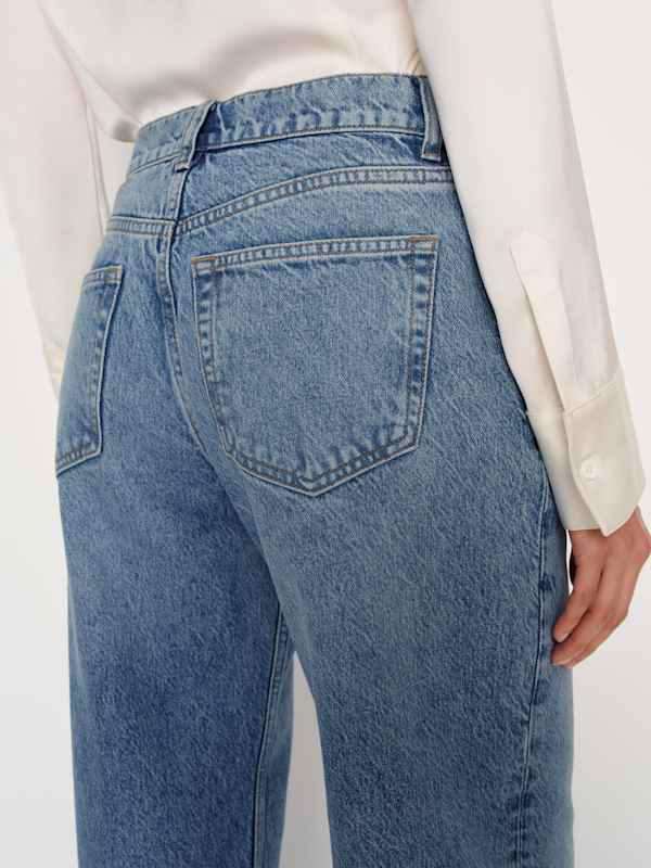 Cary Low Rise Slouchy Wide Leg Jeans - Colorado