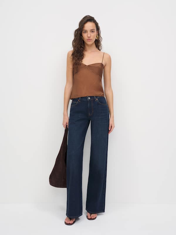Cary Low Rise Slouchy Wide Leg Jeans - George