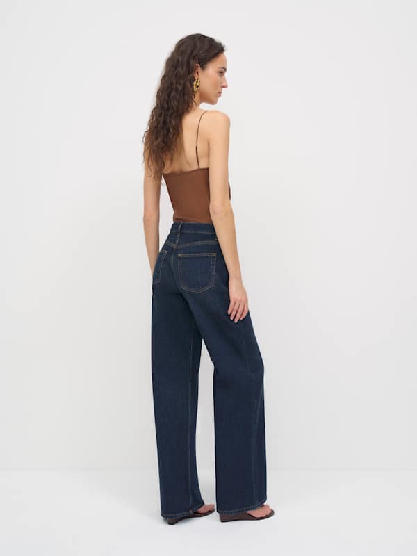 Cary Low Rise Slouchy Wide Leg Jeans - George