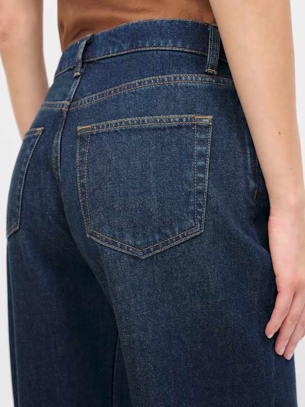 Cary Low Rise Slouchy Wide Leg Jeans - George