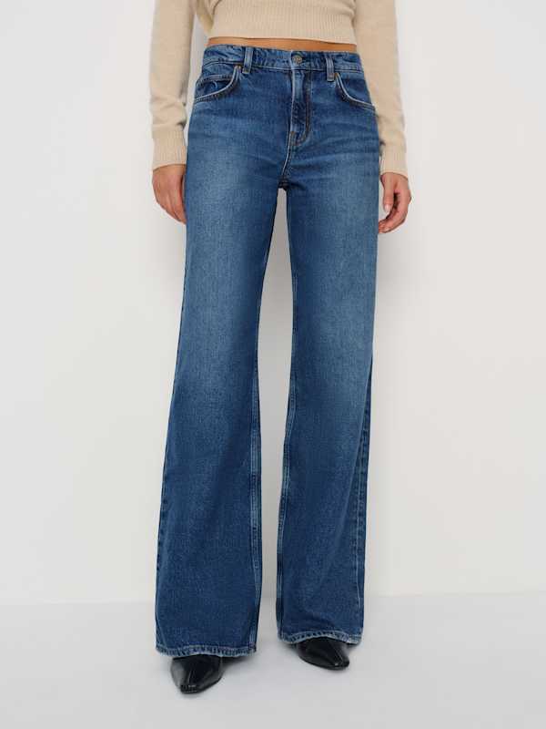 Cary Low Rise Slouchy Wide Leg Jeans - Maggiore