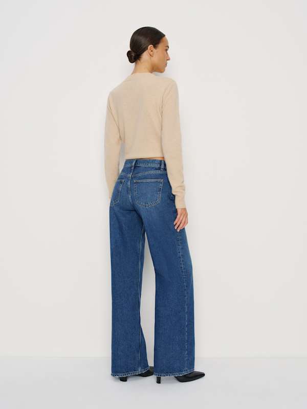 Cary Low Rise Slouchy Wide Leg Jeans - Maggiore