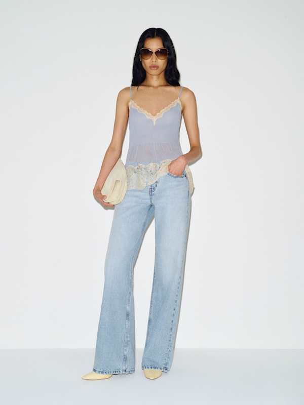 Cary Low Rise Slouchy Wide Leg Jeans - Mahi
