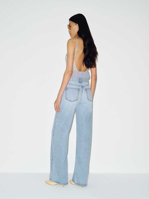 Cary Low Rise Slouchy Wide Leg Jeans - Mahi