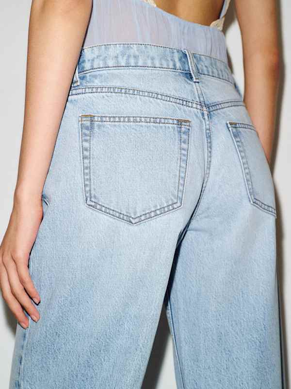 Cary Low Rise Slouchy Wide Leg Jeans - Mahi