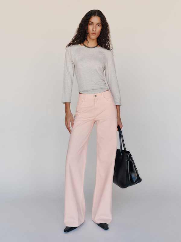 Cary Low Rise Slouchy Wide Leg Jeans by Reformation