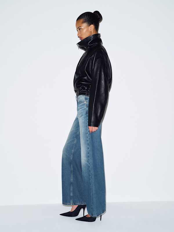 Cary Low Rise Slouchy Wide Leg Jeans - Salerno