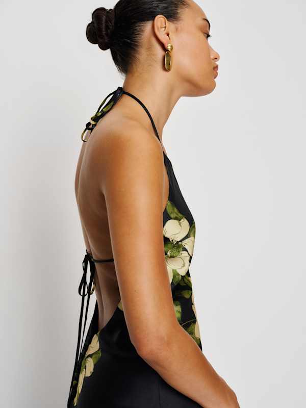 Jennis Silk Dress - Mood For Love