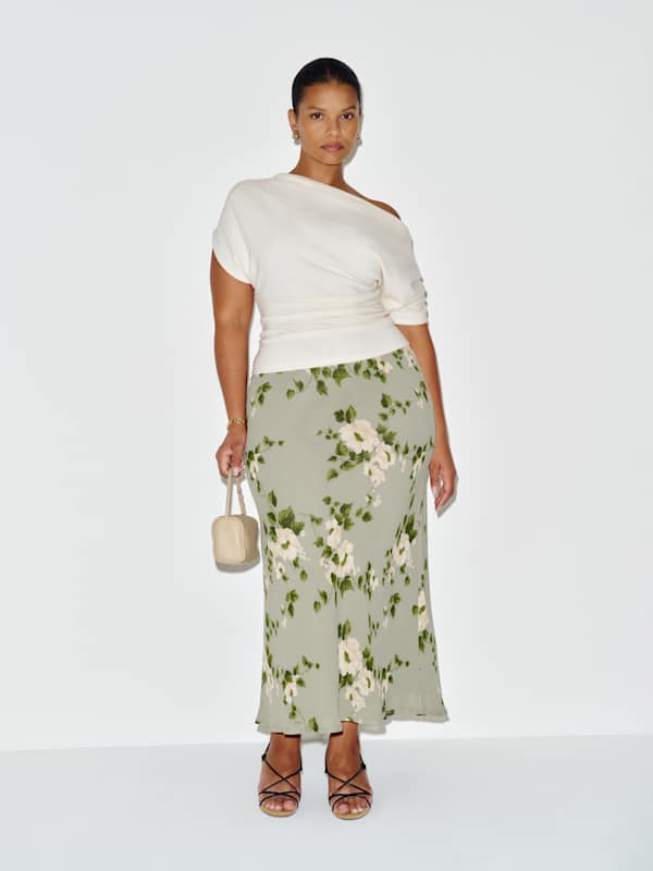 Layla Skirt Es - Greenery