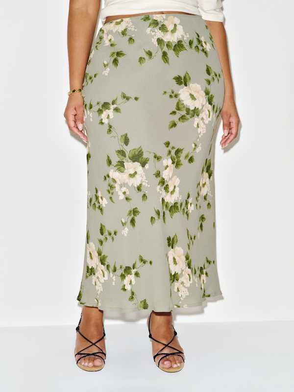 Layla Skirt Es - Greenery