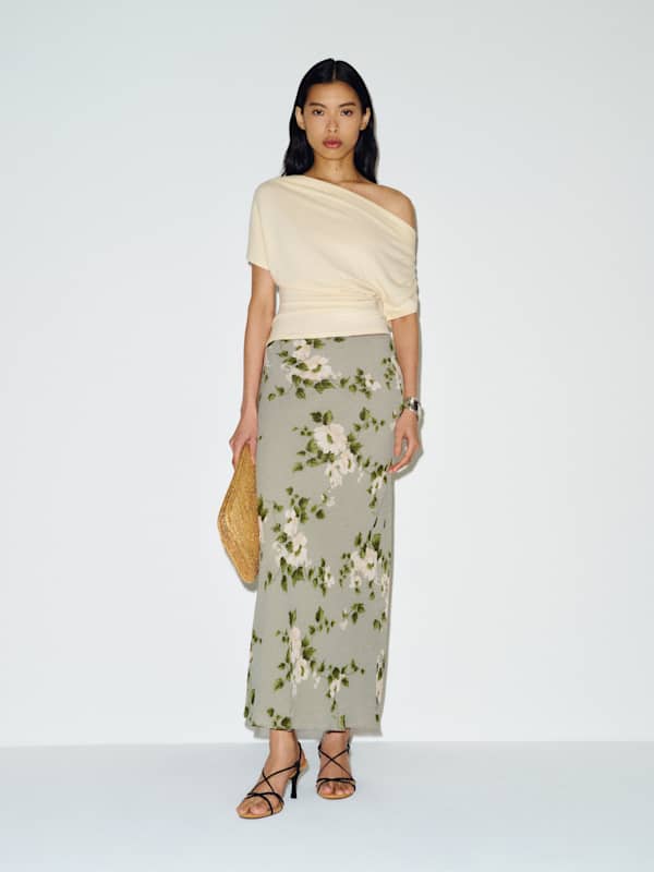 Petites Layla Skirt - Greenery