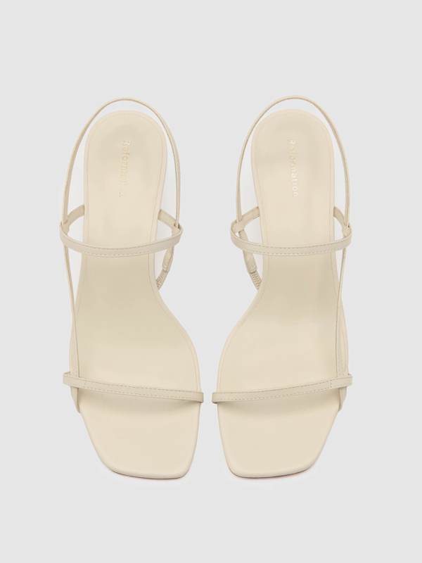 Serenity Bare Sandal - Almond Leather