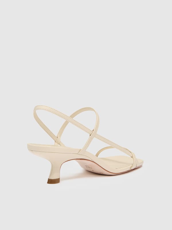 Serenity Bare Sandal - Almond Leather
