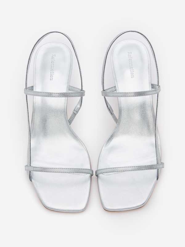 Serenity Bare Sandal - Silver