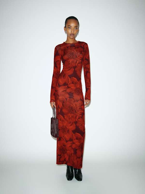 Tommie Knit Dress - Carnelian