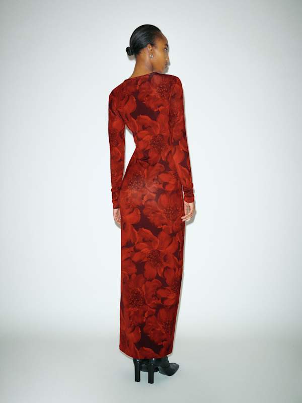 Tommie Knit Dress - Carnelian