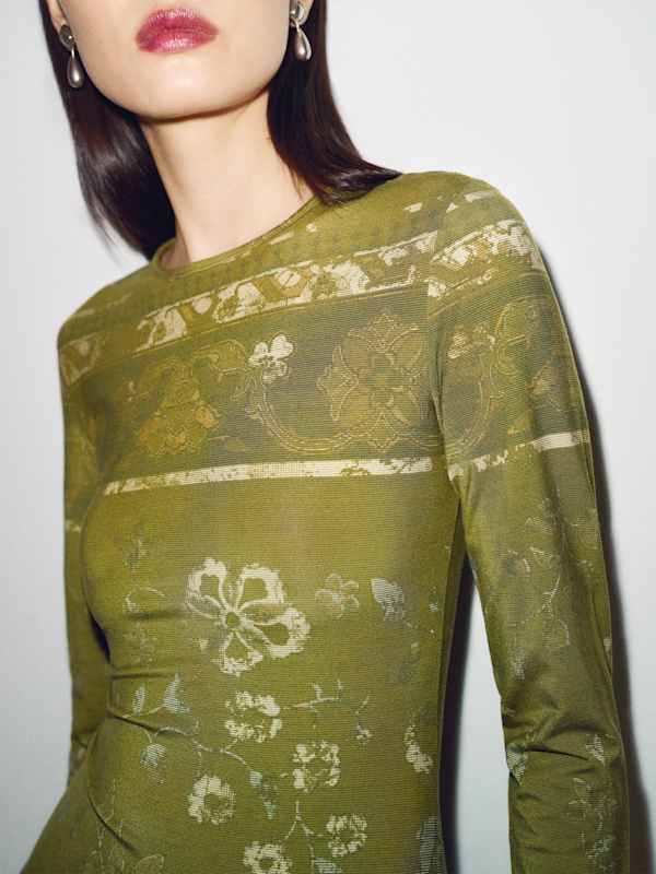 Tommie Knit Dress - Emerald Tapestry