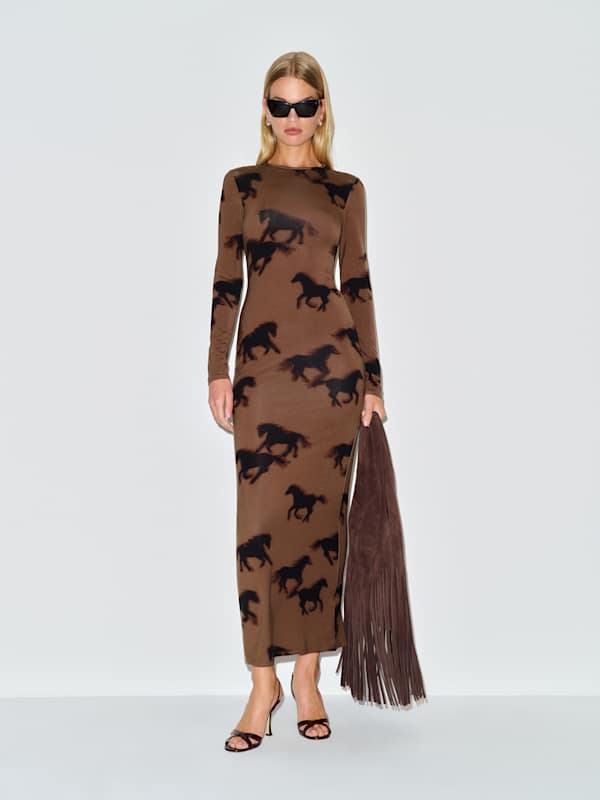 Tommie Knit Dress - Equestrian