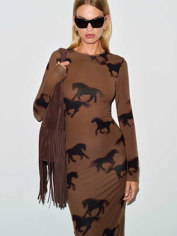 Tommie Knit Dress - Equestrian