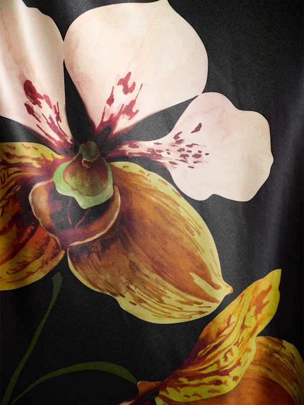 Bella Silk Skirt - Painted Orchid Placement