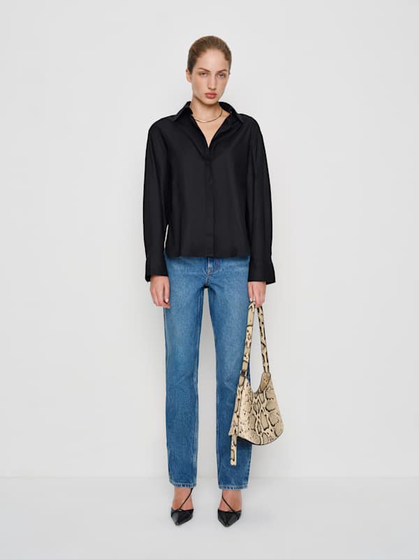 Andy Oversized Shirt - Black