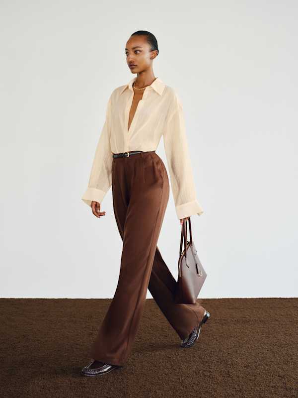 Andy Oversized Shirt - Champagne