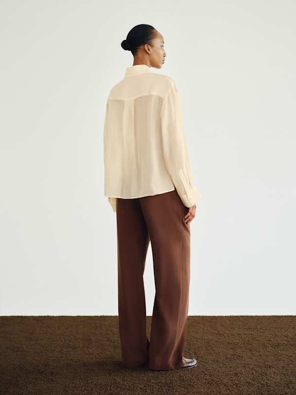 Andy Oversized Shirt - Champagne