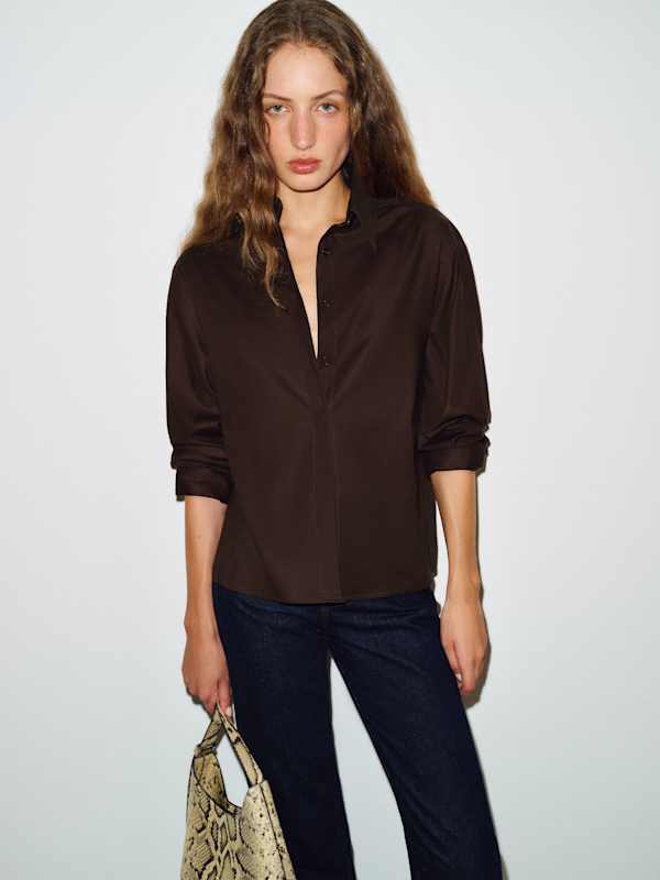 Andy Oversized Shirt - Mole