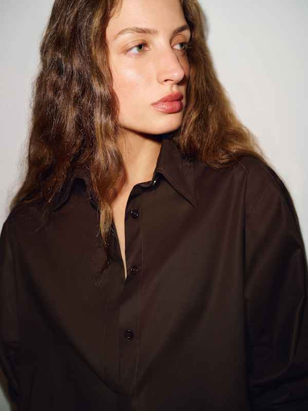Andy Oversized Shirt - Mole