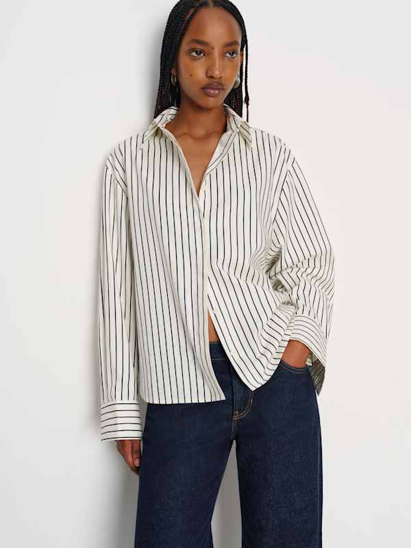 Andy Oversized Shirt - Savoy Stripe