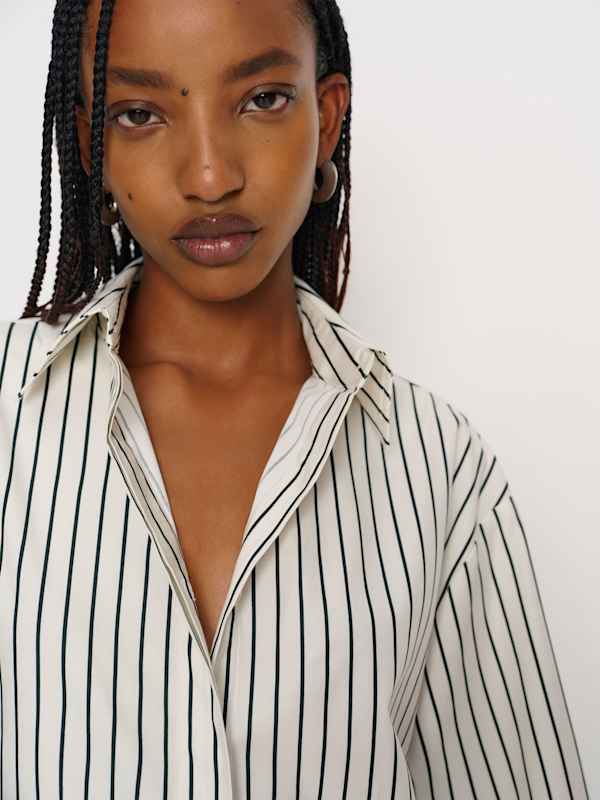 Andy Oversized Shirt - Savoy Stripe