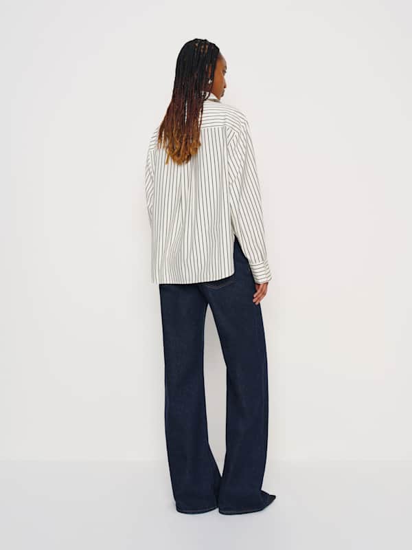 Andy Oversized Shirt - Savoy Stripe