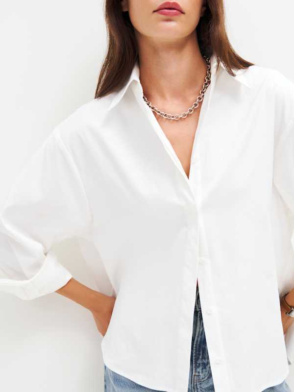 Andy Oversized Shirt - White