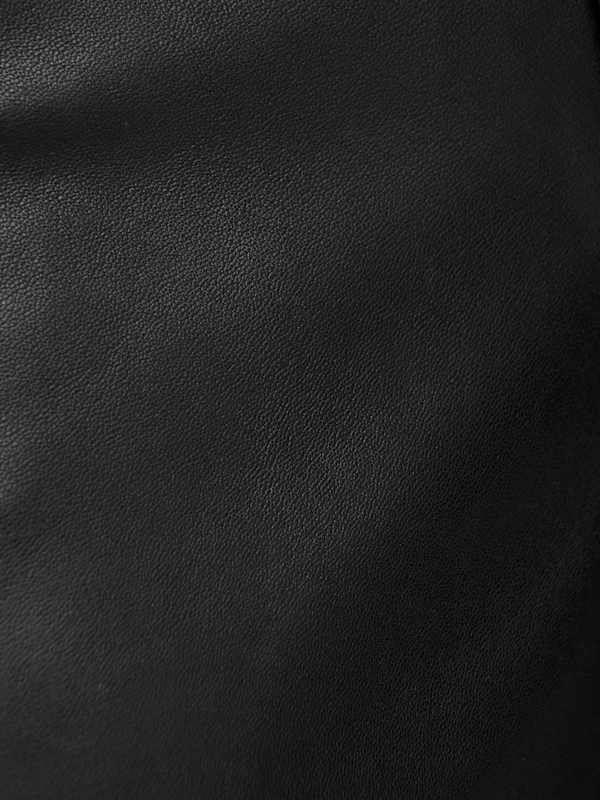 Petites Veda Kennedy Wide Leg Leather Pant - Black