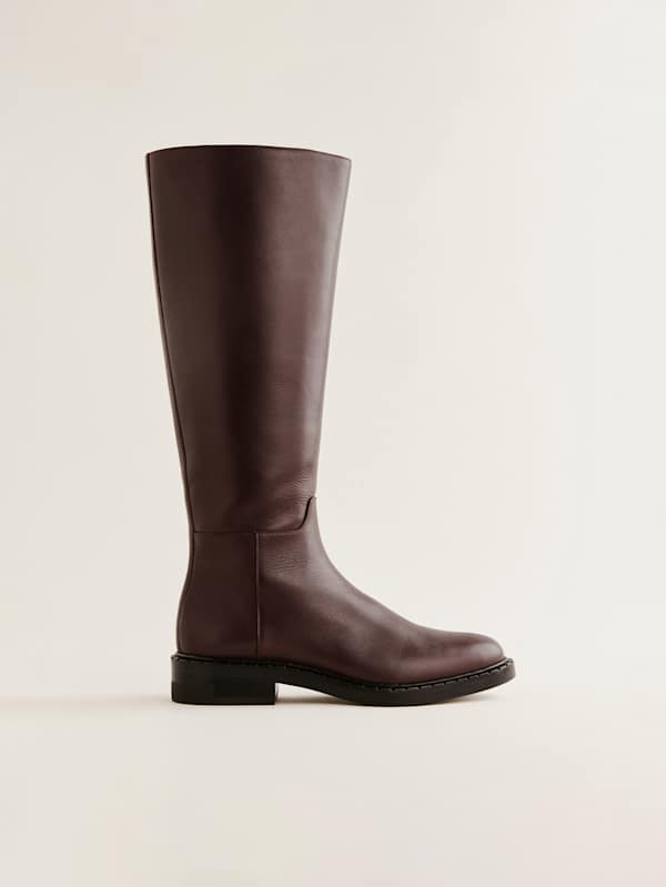 Nancy Knee Boot - Espresso Leather