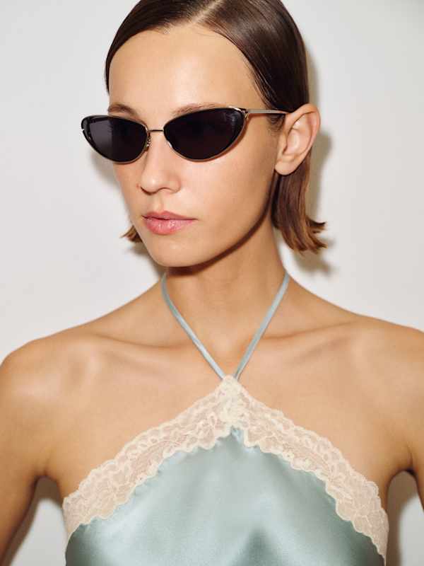 Aara Silk Dress - Aquamarine