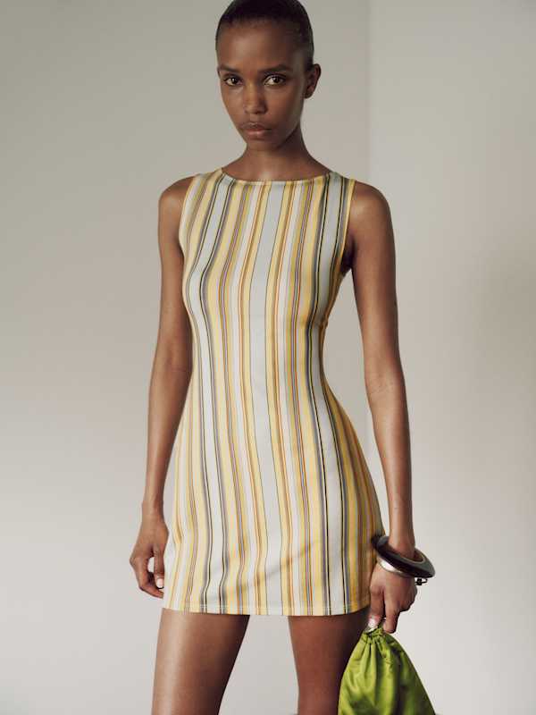 Nataly Knit Dress - Capri Stripe