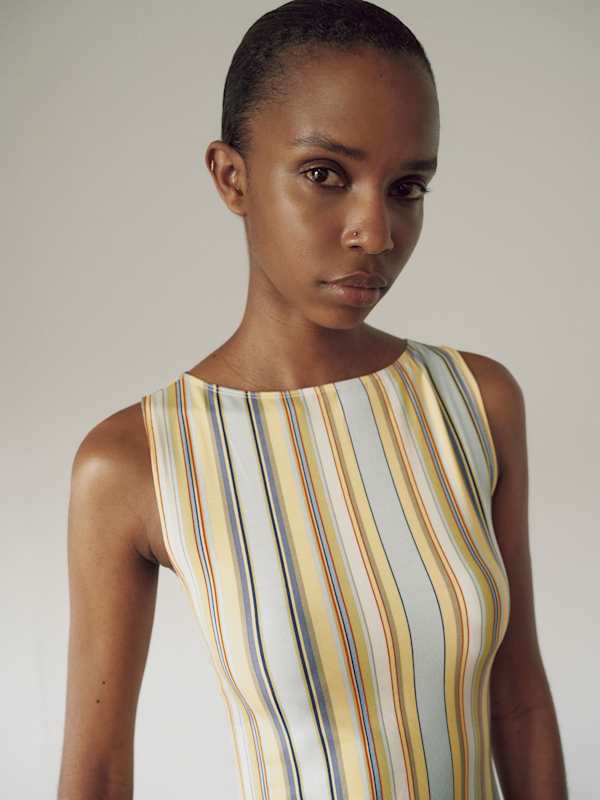 Nataly Knit Dress - Capri Stripe