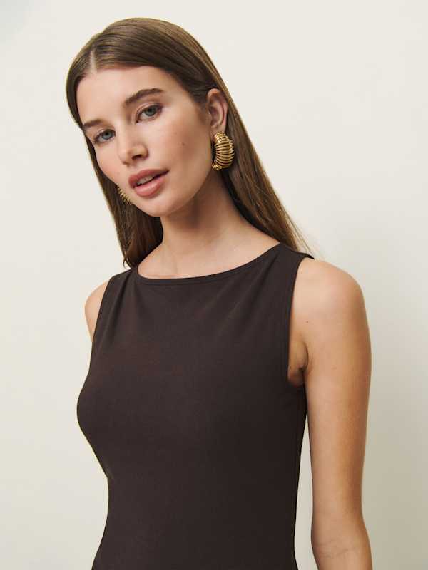 Nataly Knit Dress - Mole