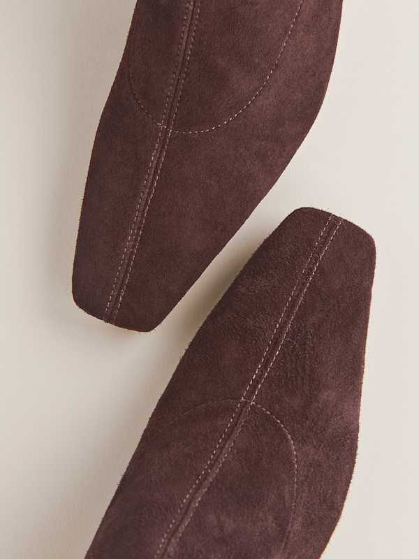 Raven Knee Boot - Espresso Stretch Suede