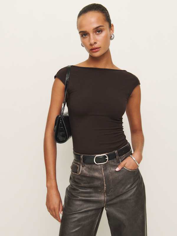 Darra Knit Top - Mole