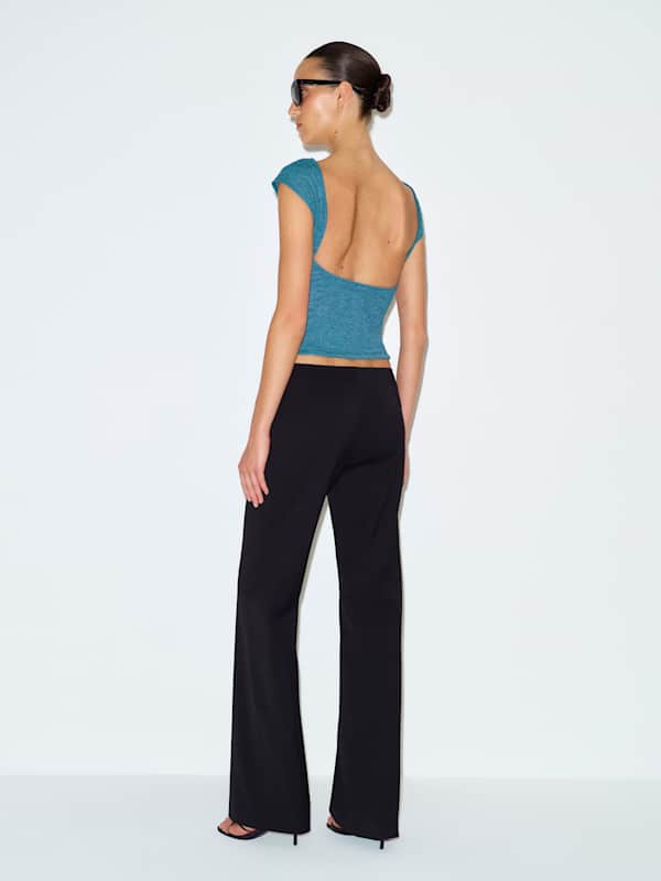 Darra Knit Top - Peacock