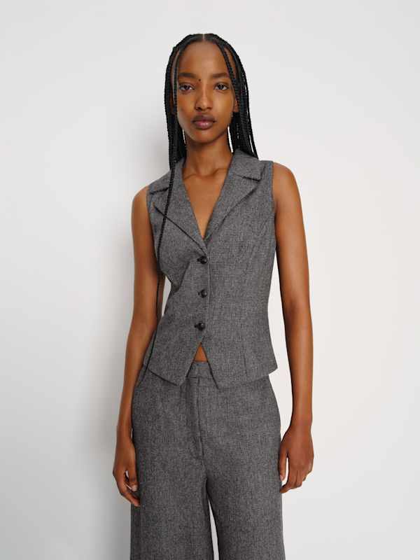 Taryn Two Piece - Charcoal Wool