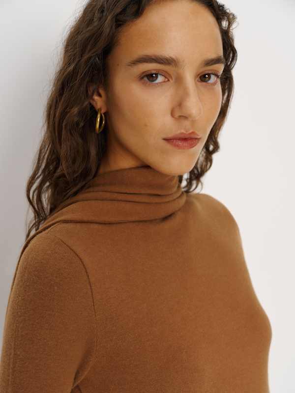 Azure Knit Dress - Toffee