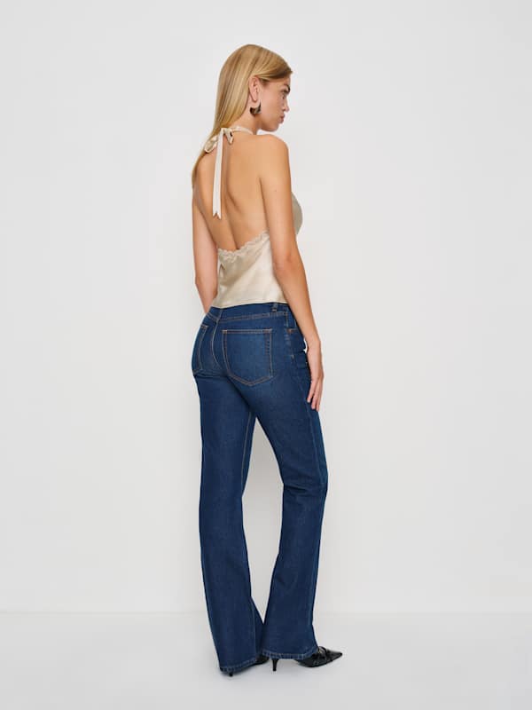 Monica Silk Top - Almond