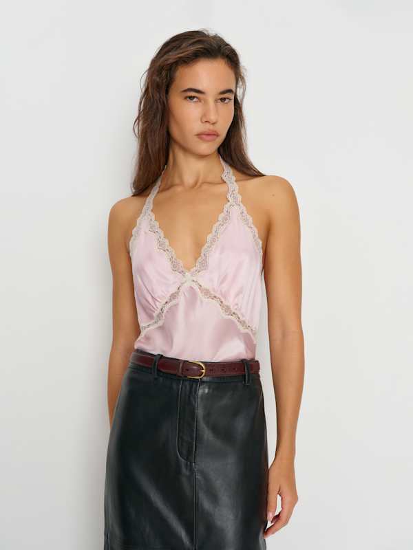 Monica Silk Top - Cherry Blossom