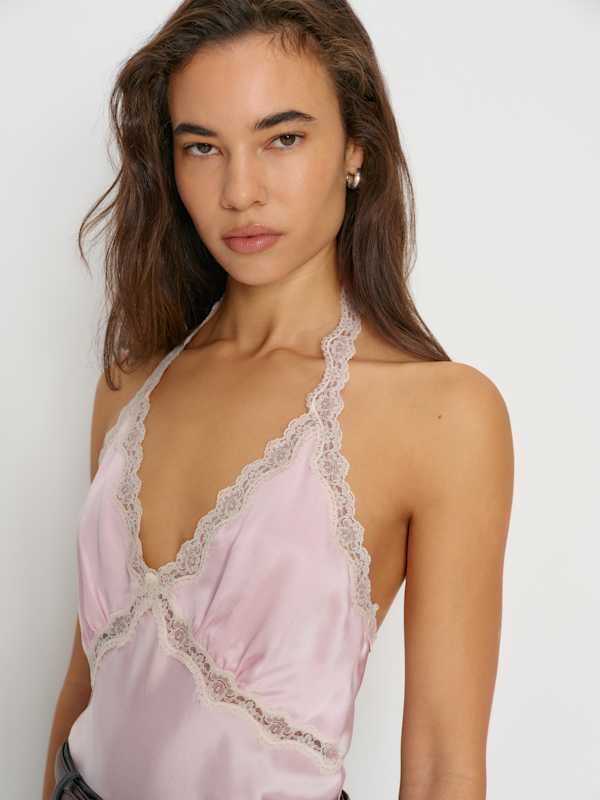 Monica Silk Top - Cherry Blossom