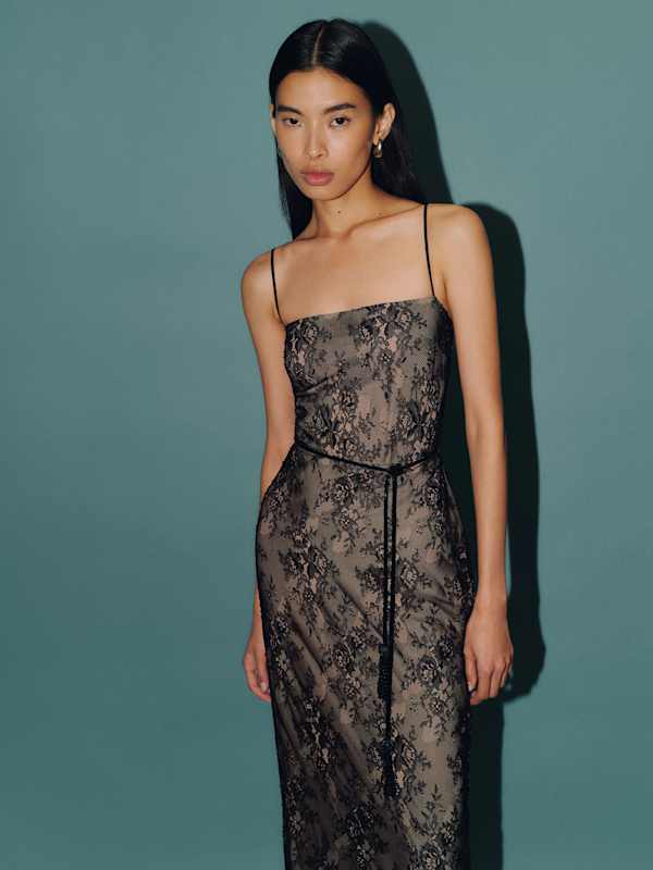 Frankie Dress - Black Lace