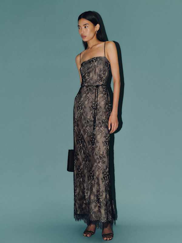 Frankie Dress - Black Lace